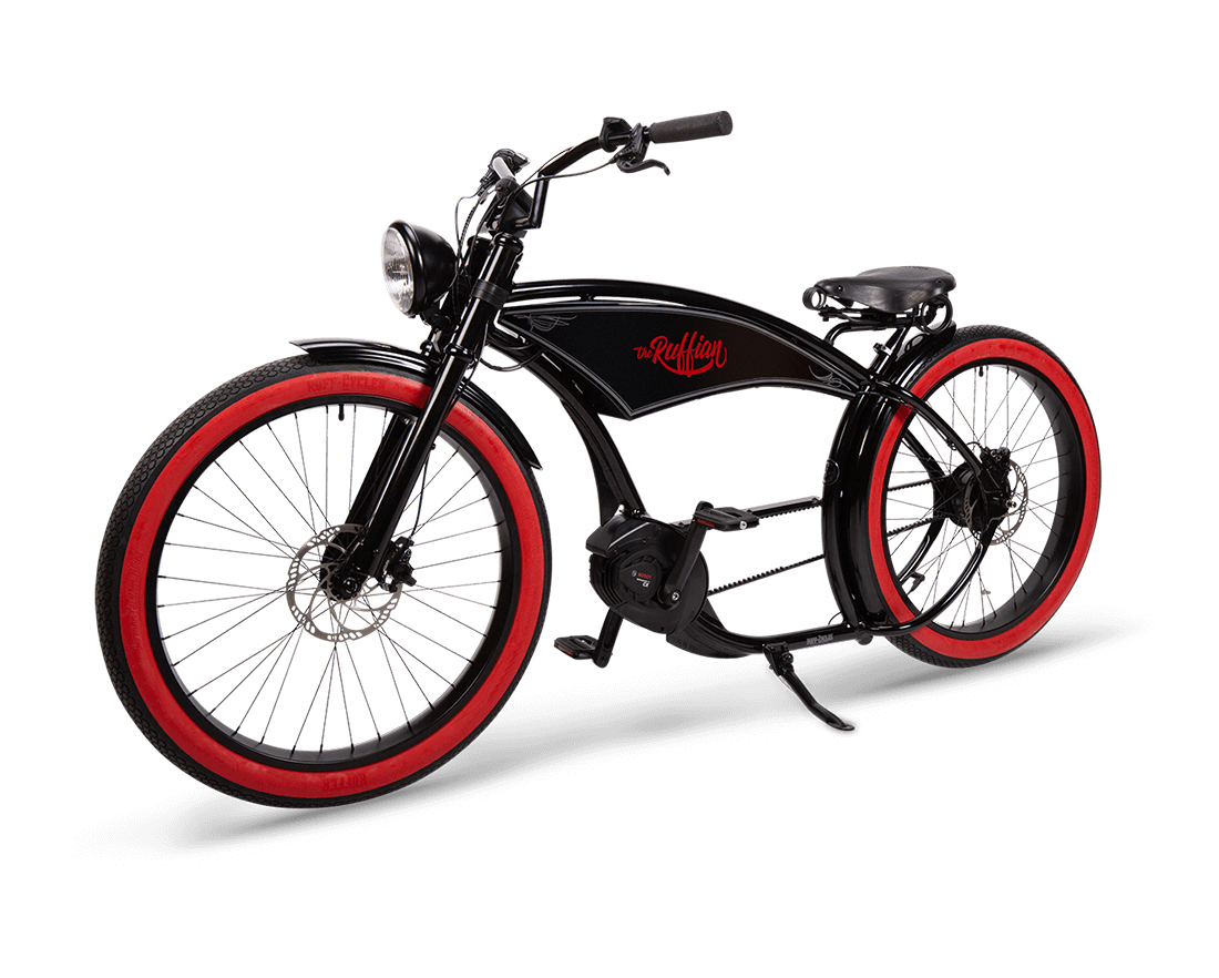 The Ruffian Black Redwall E-motionbikes 1